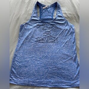 Under Armour Heathered Blue Athletic Tank
